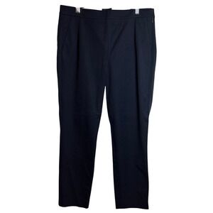 J.Crew Women's Size 8 Martie Ankle Pants Dark Navy Blue Flat Front Side Zip